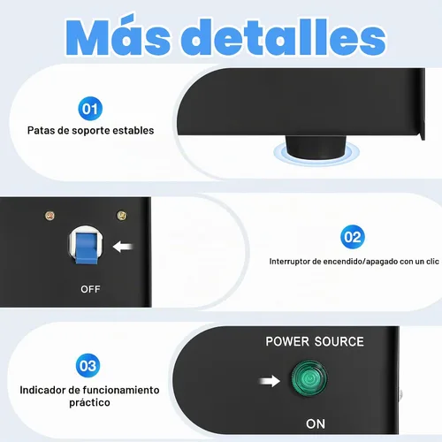 Vista 8 de Convertidor de voltaje Transformador de voltaje de 3000 vatios, Convertidor de corriente AC 220V/110V, Protección contra rotura de circuito, Puerto
