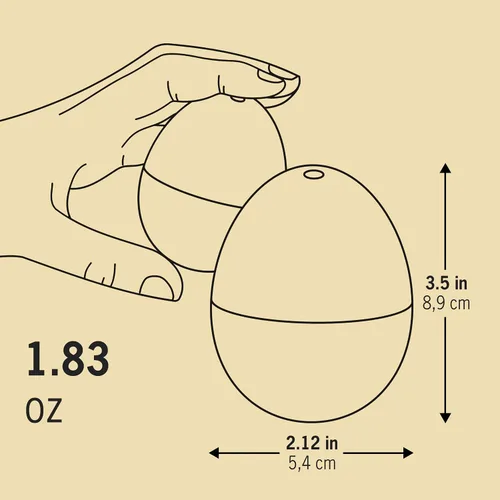 Vista 3 de Love BeepEgg - Temporizador de huevos flotante cantando – Hervir junto con los huevos – Cocedor de huevos para 3 niveles de cocción – BeepEgg con 3