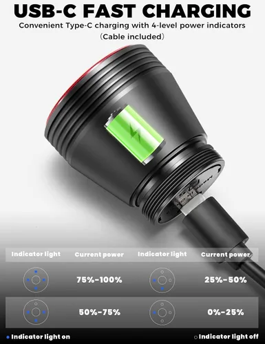 Vista 7 de ROCKBROS Luz Trasera de Bicicleta Inteligente, Luces Traseras de Bicicleta con Sensor de Freno para Paseo Nocturno, Luces Traseras LED