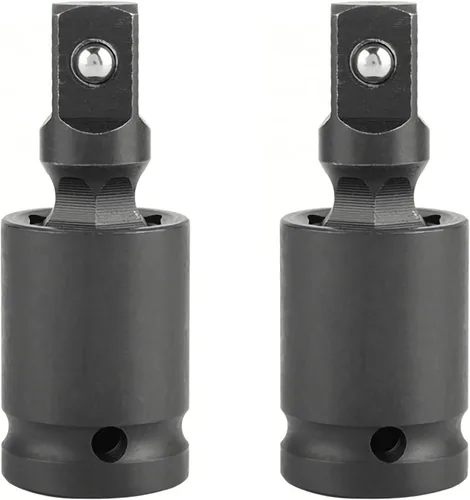 Vista 6 de Adaptador de zócalo giratorio universal de 1/2", extensión de zócalo de impacto negro, acero CR-V