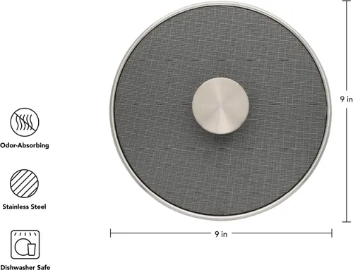 Vista 2 de KitchenAid Pantalla universal contra salpicaduras, 9 pulgadas (paquete de 12)