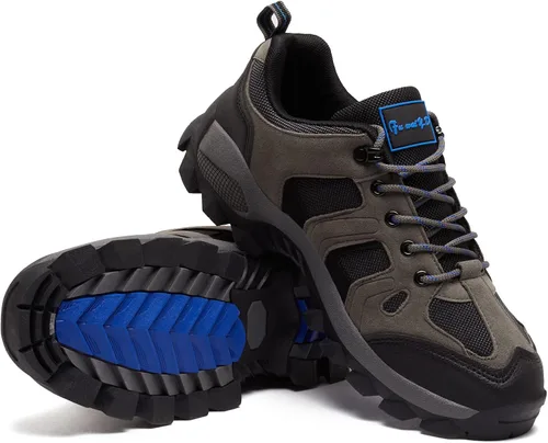 Vista 6 de HOBIBEAR Zapatos de senderismo ligeros para hombre botas de senderismo
