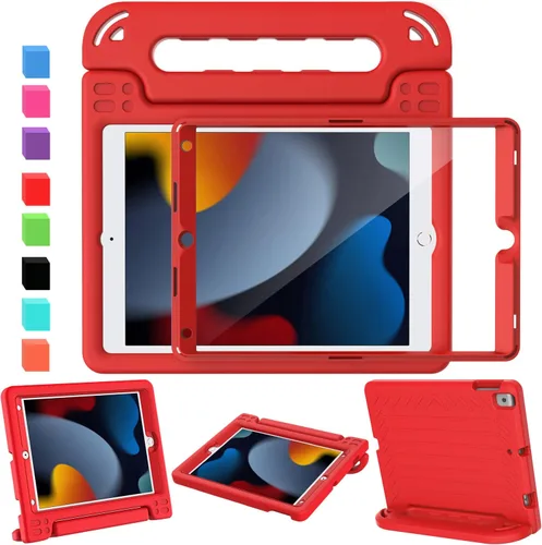 Vista 27 de AVAWO - Funda infantil para iPad de 10.9 pulgadas con protector de pantalla integrado, duradera, a prueba de golpes, ligera, con mango protector
