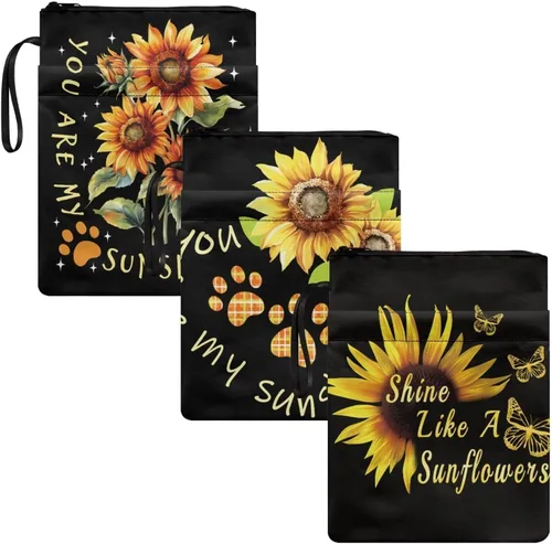 Vista 14 de Forchrinse Lindas fundas de libro de abejas para libros de bolsillo, 11.4 x 8.7 pulgadas, funda lavable de libro Sox para amantes de los libros