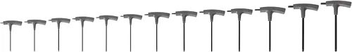 Vista 8 de TEKTON Juego de llaves hexagonales con mango en T, 8 piezas (0.079-0.394 in) KTX90203