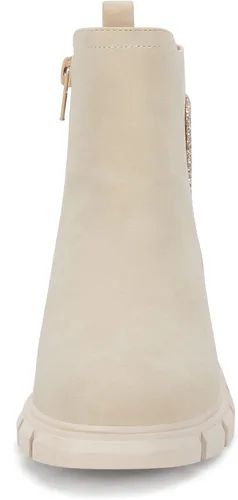 Vista 3 de Ermonn Botines Chelsea con purpurina lateral para niñas, antideslizantes, a la moda, para exteriores, para niños pequeñosniños grandes