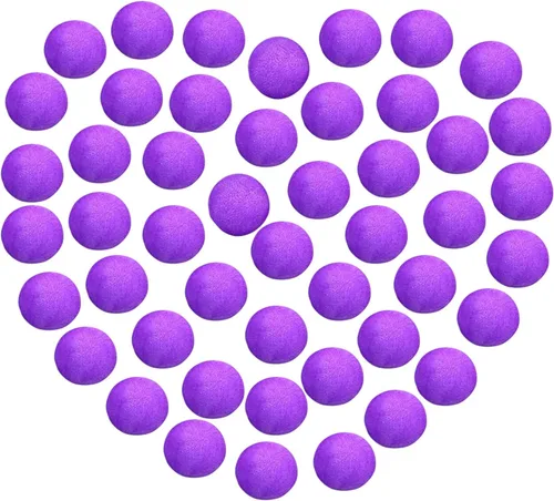 Vista 9 de 48 bolas de recambio para reventar, bolas de espuma suave de 1.2 pulgadas, color azul claro para recambios de burbujas