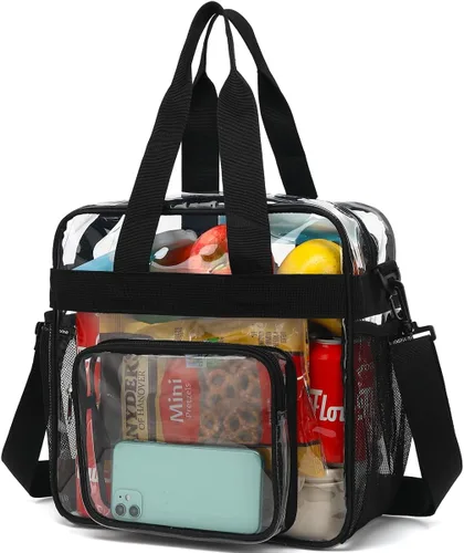 Vista 9 de FlowFly Fiambrera térmica con correa de hombro y asas para mujer, hombre y niños, amplia y reutilizable, congelable, bolso organizador de alimentos