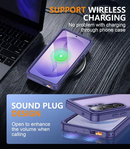 Vista 140 de Temdan - Funda impermeable diseñada para iPhone 12, protector de pantalla y cámara integrado IP68 bajo el agua, cuerpo completo, a prueba de caídas