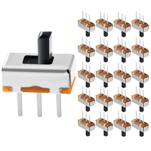 Vista 12 de CYT1107 - Interruptor deslizante vertical de 0.197 in de alto, 2 pines, 2 posiciones, panel SPDT 1P2T (paquete de 20)