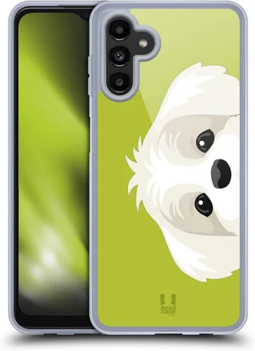 Vista 11 de Head Case Designs Cat Peeking Animals - Funda de gel [protección de grado militar] compatible con Samsung Galaxy A13 5G (2021)