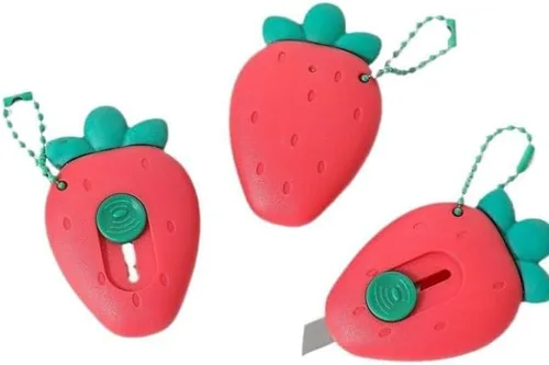 Vista 3 de HLLMX 2 piezas Mini cortador de caja mini portátil utilitario cuchillo retráctil caja abrecartas cuchillos utilitarios portátiles oficina escuela