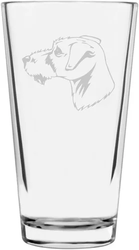 Vista 254 de Podenco Canario - Vaso de pinta de 16 onzas con temática de perro personalizado