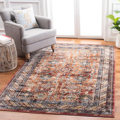 Vista 14 de SAFAVIEH Bijar Collection BIJ653B - Alfombra tradicional oriental, envejecida, no desprende pelusa, 2 pies 3 pulgadas x 10 pies, color azul