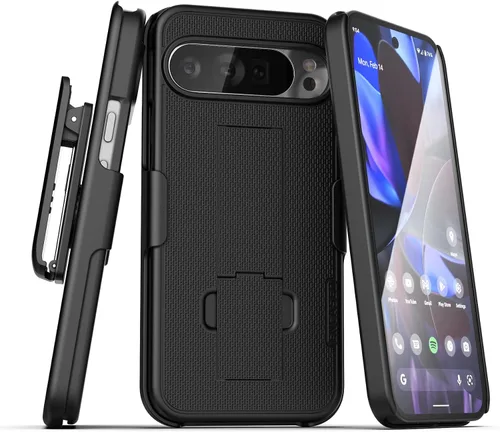Vista 11 de Encased Funda para cinturón compatible con Pixel 8 con clip de funda y soporte (8)