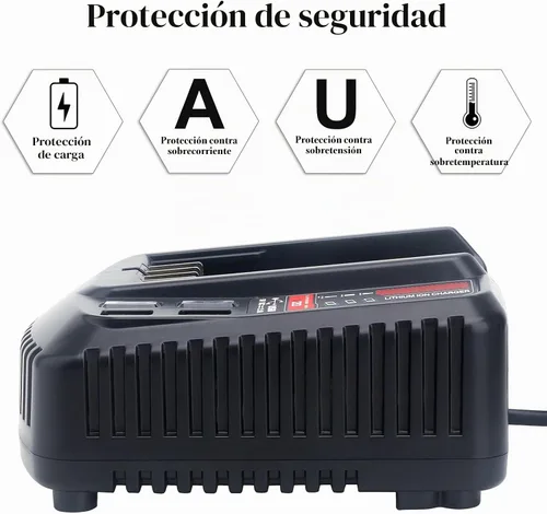 Vista 5 de Cargador de batería de 20 V de repuesto para Craftsman V20, iones de litio, 20 voltios, batería CMCB104 CMCB202 CMCB201 CMCB209 CMCB205 CMCB100