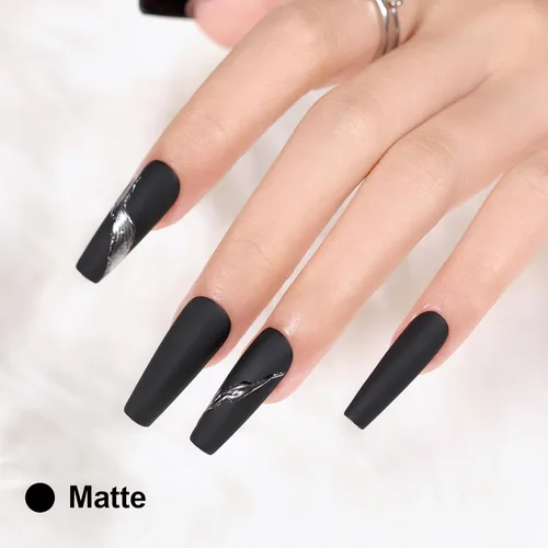Vista 6 de L'UGX Esmalte de Uñas en Gel Negro Navideño 15ML (0.5 onzas líquidas) Removible Colores de Gel UV para Arte de Uñas Manicura y Pedicura DIY en Casa