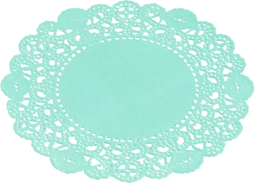 Vista 75 de Restaurantware Pastry Tek Blondas de Encaje de 4 x 4 Pulgadas 100 Vajilla Decorativa - Blondas de Mesa Desechables Redondas de Papel Negro