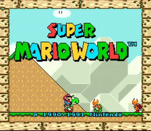 Vista 2 de New Super Mario World Game Cartridge USA Version For Nintendo Super NES SNES Game Console