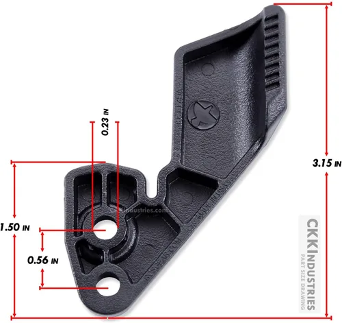 Vista 2 de Raven Concealment – Vanguard Claw – Accesorio para cinturón de funda – (Seleccionar transporte abajo) – (con accesorios de montaje) – (2 unidades)