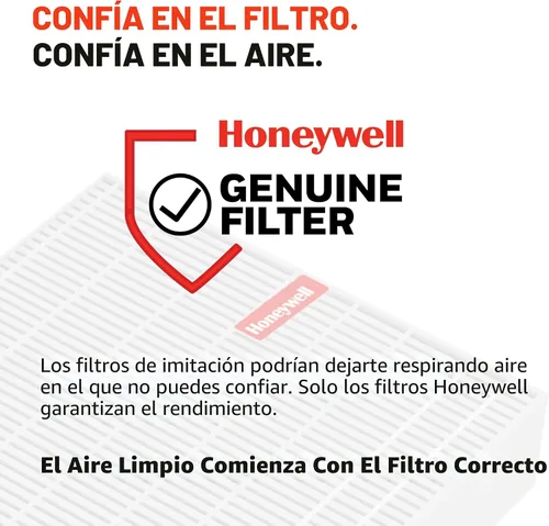 Vista 5 de Honeywell Filtro purificador de aire HEPA R, paquete de 1 para HPA 100/200/300, series 3000 y 5000 – Filtro de aire de repuesto para alérgenos