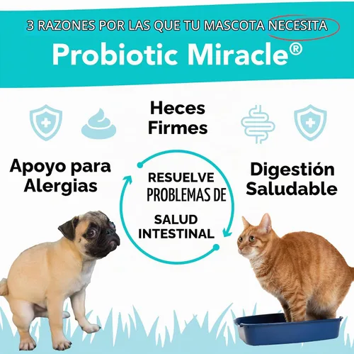 Vista 2 de Probiotic milagro perro Probiotics para perros (hasta 360 porciones)