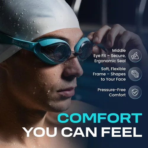 Vista 5 de Clear'r Dash Adult Swim Goggles