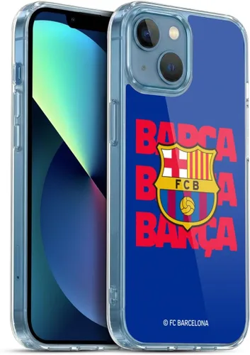 Vista 270 de Head Case Designs Funda de gel suave con licencia oficial del FC Barcelona Barca Crest Graphics [protección de grado militar] compatible con Apple