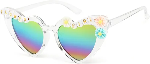 Vista 3 de KENBO Gafas de sol para niñas con protección UV para niños pequeños