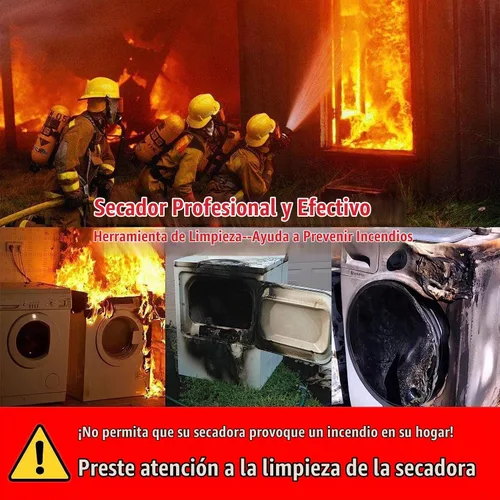 Vista 9 de Sealegend Kit de limpiador de ventilación de secadora de 30 pies, removedor de pelusas, 2 cepillos flexibles mejorados de conexión rápida