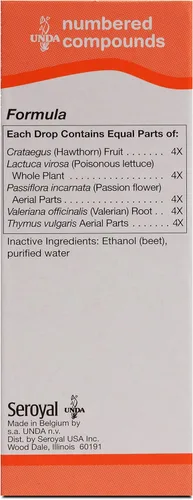 Vista 2 de UNDA 219 Compuestos numerados Preparación homeopática 0.7 fl. oz.