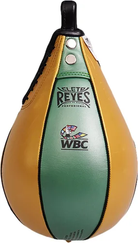 Vista 10 de CLETO REYES Plataforma de cuero de perforación bolsa de velocidad para boxeo, MMA, Muay Thai, equipo de entrenamiento Negro