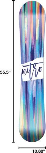 Vista 8 de Nitro Lectra Tabla de Snowboard All-Mountain para Mujer