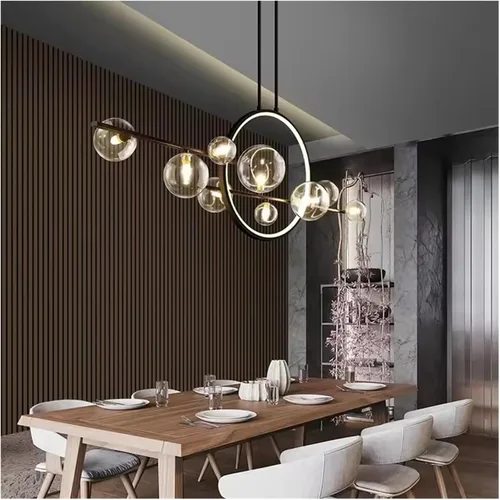 Vista 2 de Decoracion Hogar Moderno Lamparas Dining Room Modern Pendant Lights Pendant Lamp Indoor Lighting Led Lights for Room,Elegant Lighting