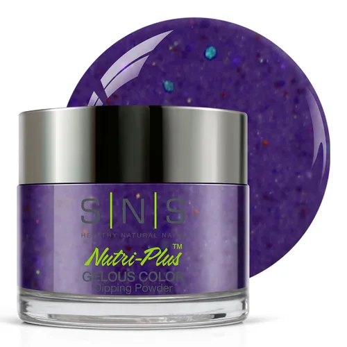 Vista 33 de SNS Polvo de inmersión de uñas, polvo de inmersión de color geloso - Acai Bowl (negro) - Color de uñas de larga duración dura 14 días - Bajo olor