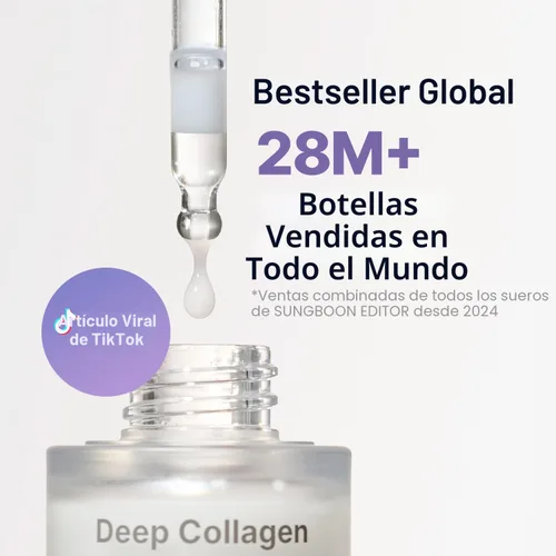 Vista 2 de SUNGBOON EDITOR Suero Rellenador de Arrugas de Colágeno Profundo Volufiline + Colágeno + Niacinamida Reafirmante, Cuidado de Arrugas
