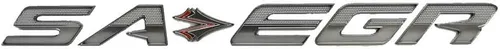 Vista 2 de Supra Boat Raised Logo Decal Emblem 117098 SA EGR Cromo