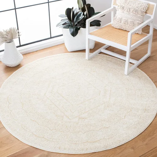 Vista 85 de SAFAVIEH ADR108B - Tapete de la colección Adirondack, 2 pies 1 pulgada x 6 pies, marfil y plateado, diseño de medallón oriental, no desprende