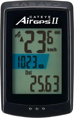 Vista 8 de CATEYE AirGPS - Computadora de bicicleta recargable por USB - Computadora de ciclismo GPS con Bluetooth ANT+, velocímetro de bicicleta GPS, montaje