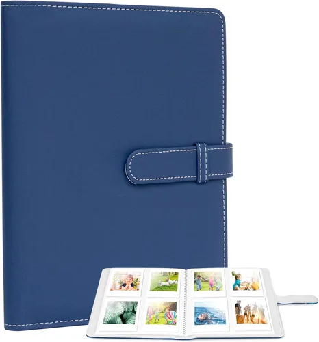 Vista 6 de Ablus Álbum de fotos de 256 bolsillos para impresoras Polaroid Snap SnapTouch Zip Mint Cámaras, Fujifilm Instax Mini 11 90 9 8+ 8 7S 70 50S 26 25