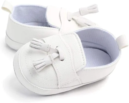 Vista 3 de Csfry Zapatos de bebé niño prewalker con cordones casuales