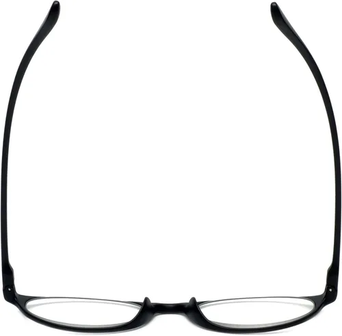 Vista 3 de Calabria 719 Flexie Gafas de Lectura Flexibles Ovaladas para Hombres y Mujeres Elegantes Plegables Lectores Ligeros Montura TR 90 Gafas Duraderas