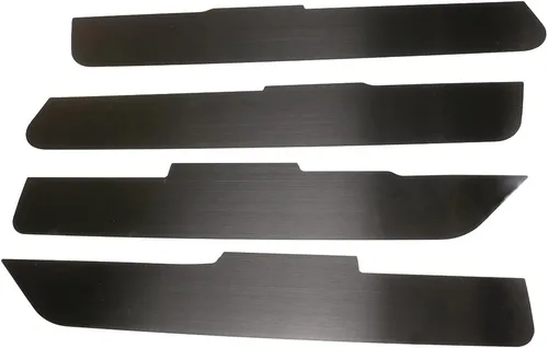 Vista 2 de Cubierta de panel de decoración de puerta interior de aleación de aluminio, 4 piezas para Land Rover Defender 110 2020-2022 accesorios de automóvil