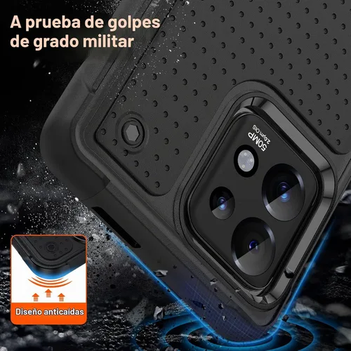 Vista 8 de Jeylly Funda para Motorola Edge Plus 2023 con protector de pantalla HD