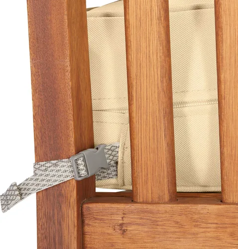 Vista 8 de Classic Accessories Montlake FadeSafe FadeSafe - Funda de cojín acolchada para patio, resistente al agua, 21 x 19 x 3 pulgadas, manzanilla