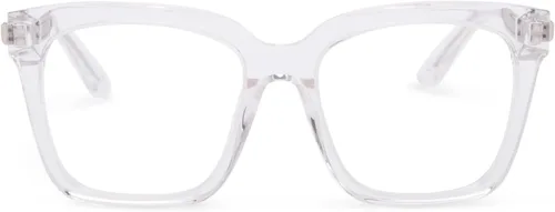 Vista 3 de DIFF Bella - Gafas de computadora de diseño cuadrado con bloqueo de luz azul de gran tamaño para mujeres
