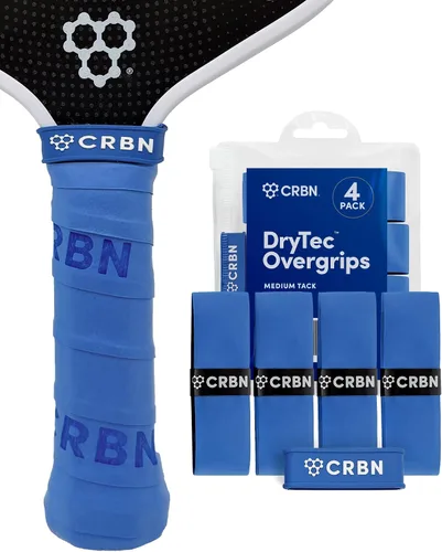 Vista 13 de CRBN Pickleball - Overgrips Drytec™ - Cinta adhesiva para pala de pickleball - Absorbe el impacto y la humedad - Pack de 4