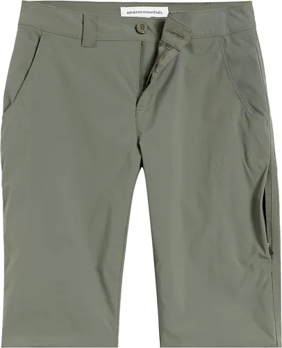 Vista 5 de Tienda Essentials Pantalones de senderismo tejidos elásticos para mujer con bolsillos utilitarios