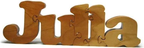 Vista 2 de Rompecabezas de nombre de madera por Little Wooden Wonders