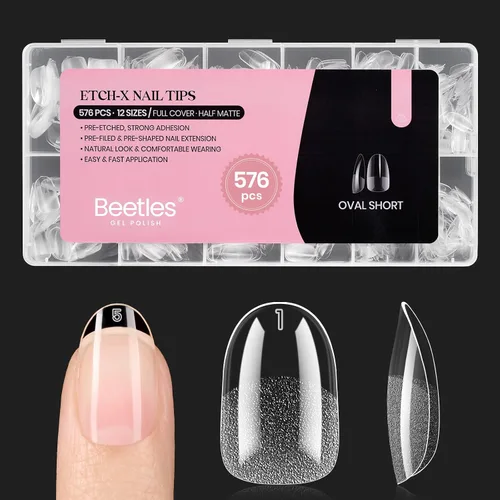 Vista 22 de Beetles - Pegamento de uñas súper fuerte de 0.35 onzas para uñas a presión, no necesita lámpara UV Pegamento de uñas semisólido de secado rápido